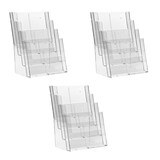 thumbnail of Danieli Store | Expositor porta folletos de mesa con 4 plazas A4 en metacrilato | Expositor de mesa | Expositor para volantes y tarjetas (3 Uds.)