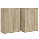 thumbnail of Helloshop26 - Buffet Sideboard Kommode Kleiderschrank Aufbewahrungsmöbel Organizer für Küche Wohnzimmer Lounge 2er-Set Sonoma 60 x 02_0036819