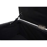 thumbnail of Aufbewahrungs-Truhe Kriens XXL, Sitzbank Bank, Stoff/Textil, 45x180x45cm ~ dunkelgrau