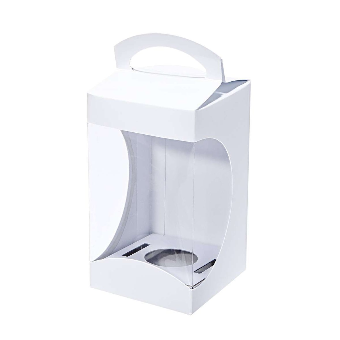 Boite à oeuf fenêtre 135 x 135 x 220 mm BLANC