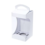 thumbnail of Boite à oeuf fenêtre 135 x 135 x 220 mm BLANC