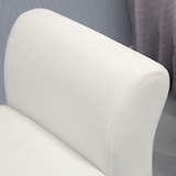 thumbnail of Baúl de almacenaje para dormitorio banco de almacenamiento con tapa abatible reposabrazos y patas de madera para salón 111,5x41x65 cm crema