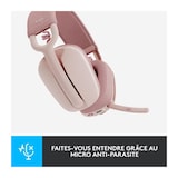 thumbnail of Logitech Zone Vibe 100 Over-Ear Headset Rosé - for Work & Play, 20Std. Akku