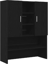 thumbnail of vidaXL Waschmaschinen-Schrank 2 pcs Schwarz Eichen-Optik