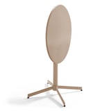 thumbnail of Set di tavolo rotondo e 2 sedie da bistrot in metallo color tortora - Oviala