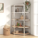 thumbnail of Estantería resistente 5 niveles acero y madera contrachapada