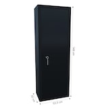 thumbnail of Armadio Portafucili Armi Blindato Fuciliera In Acciaio Cassetto Tesoretto Con Serratura Chiave A Doppia Mappa Cassaforte Sicura Grigio Scuro 10 Posti