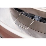 thumbnail of METRO Professional Grelhador a carvão, aço inoxidável, Ø 109 cm, 142.4 x 125.7 x 183.4 cm, fácil de limpar, com rodas e travões, prateado