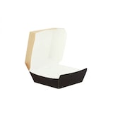 thumbnail of 450 Uds. Cajas de cartón negro kraft para hamburguesas pequeñas  Ref EG0001KNG