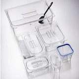 thumbnail of Araven GastroNorm Basic GN 1/6 Polycarbonat-Behälter – 2,3 Liter – 17,6 x 16,2 x 15 cm (H)