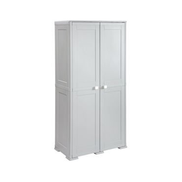 Tontarelli armadio simplex alto con vano portascope più 2 vani bassi e 1 vano alto grigio in polipropilene 79X43XH164CM