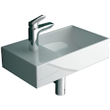 thumbnail of Alpenberger Waschbecken | Kleines Hängewaschbecken Gäste-WC | Waschplatz Lösung Keramik Eckig | Mini Handwaschbecken für Badezimmer Modernes Design