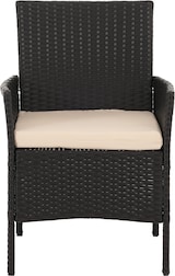 thumbnail of Décoshop26 - Conjunto de móveis de jardim de design em rattan sintético antracite com estrutura metálica e almofadas creme 39 x 73 04_0009736