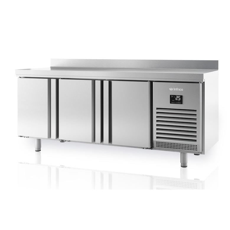 Mesa fría refrigerada 3 puertas Infrico  Serie GN 1/1 700