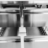 thumbnail of Romux® Saladette und Pizzatisch 1 Tür und 4 Schubladen 135x70 cm 240 Liter Statisch | Kühltisch von Pizzen und Salaten