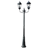 thumbnail of Helloshop26 - Lampadaire extérieur double 230 cm luminaire décoration noir vert 2402087/2