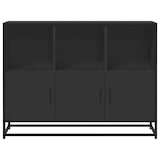 thumbnail of vidaXL Sideboard Schwarz 100x35x76 cm Holzwerkstoff