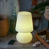 thumbnail of LED Garten Tischlampe Schirmlampe dimmbar mit Fernbedienung aufladbar