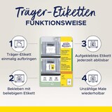 thumbnail of Träger-Etiketten 160x120 mm weiß VE=10 Stück / 5 Bögen
