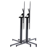 thumbnail of METRO PROFESSIONAL Table de bistrot Sofia, pliante, acier, impression effet bois, Ø 60 x 74 cm, ronde, gris foncé