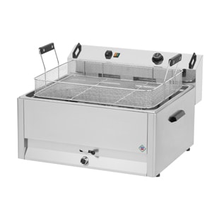 Chefgastro Elektro Tischfritteuse 1x30 Liter BxTxH 670x650x370mm