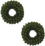 thumbnail of CREATIV green künstliche Pflanze Tannenkranz 87 Tipps, 38 cm, 2er Set