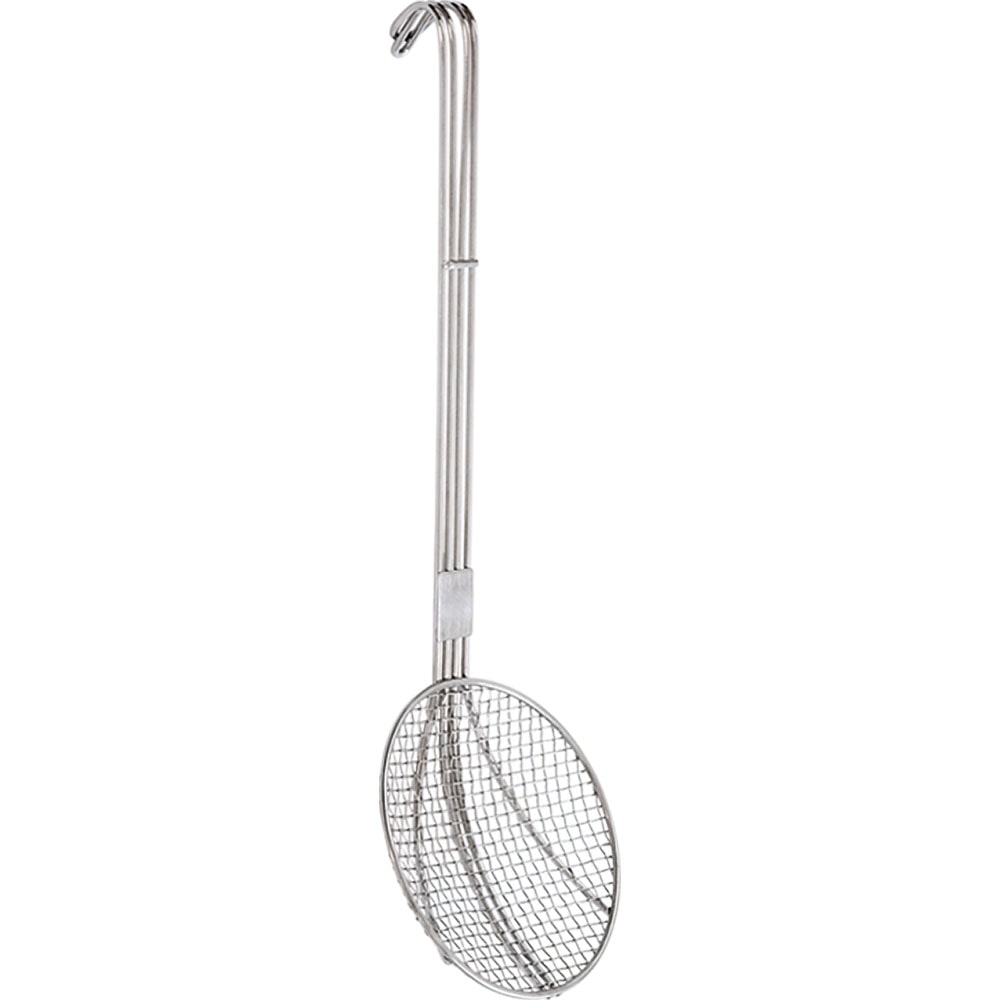Stalgast Back-/Frittierlöffel aus Chromstahl, Ø 24 cm, Länge 57 cm