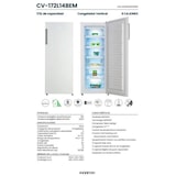 thumbnail of INFINITON Congelador Vertical CV-172L14BEM, 172 l, 143 cm, Ciclico, E, Blanco