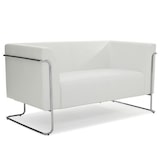 thumbnail of Loungebank CURACAO Kunstleder 2-zitter Wit hjh OFFICE