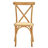 thumbnail of Nina | Crossback Holzstuhl | Rattansitz | stapelbar