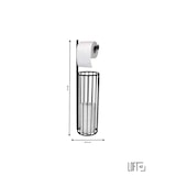 thumbnail of LOFT42 Wiro Toilettenpapierhalter - Metall - Schwarz - Freistehend
