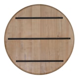 thumbnail of SIT Möbel eettafel rond | Ø 120 cm | sungkai hout naturel | metalen frame zwart | B 120 x D 120 x H 75 cm | 09615-01