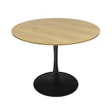 thumbnail of Runder Esstisch für 4 Personen, T100 cm, helles Holz