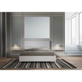 thumbnail of Letto Matrimoniale con rete 160x200 struttura bianco frassino testata Nobilitato/Similpelle bianco Level