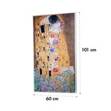 thumbnail of Wonderwall Air Art Kuss Infrarotheizung 101x60cm 600W Fernbedienung Abstrakt