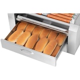 thumbnail of Royal Catering Asador de salchichas - 9 Rodillos - Cajón calentador - Acero Inox