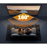 thumbnail of 4goodz HD Beamer Projectiescherm Staand 100 inch 16:9 - 221 x 124 cm - 4K rolscherm - Zwart