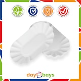 thumbnail of DayBays 500 Stk. Pommesschale KUOB 10,5x17,5x3 cm weiß ohne Beschichtung