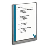 thumbnail of Durable Placa de puerta 486737 (ancho x alto) 210 mm x 297 mm Grafito 486737
