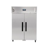 thumbnail of Congélateur inox PRO 1200 Litres 2 portes GN 2/1, 700 W, 220 V - MONO