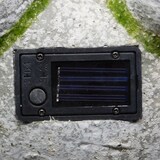 thumbnail of Gartenfigur groß Schwein 2 LEDs Solar Steinoptik Keramik H 26 cm