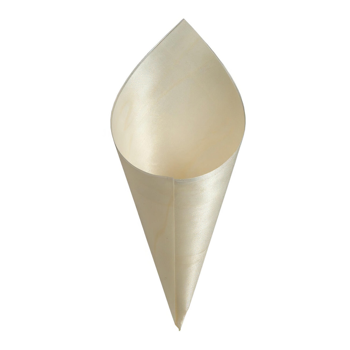 50x Fingerfood Tüten aus Holz 18cm