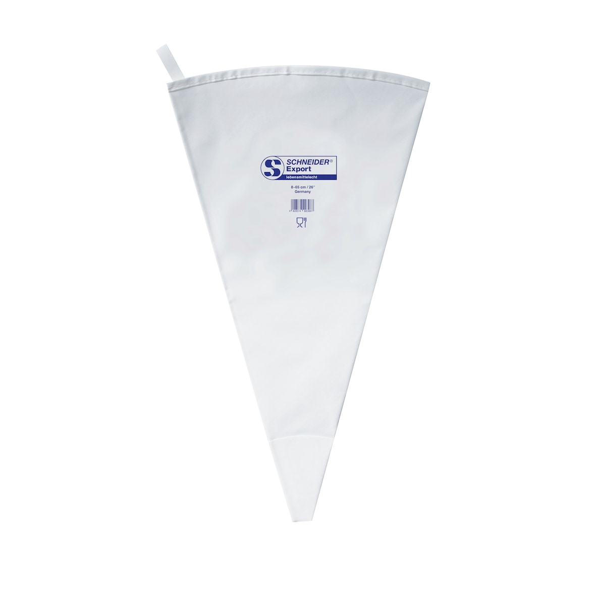 Schneider - Spritzbeutel 8-65 cm - Export, Druck "Schneider": Blau