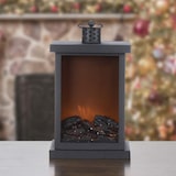 thumbnail of Gilde Kaminfeuer LED Laterne Kamnin Deko Flammeneffekt 15x25cm 69977