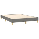 thumbnail of Décoshop26 - Sommier à lattes sur pieds cadre de lit 140x190 cm tissu gris foncé TDL0207139