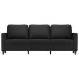 thumbnail of vidaXL 3-Sitzer-Sofa Schwarz 180 cm Kunstleder