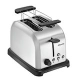 thumbnail of Grille pain inox 2 fentes, finition brossée, 880 W, 220 V - MONO