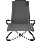 thumbnail of tectake Espreguiçadeira PAULINA ergonómica, dobrável, 150 kg  Cinzento