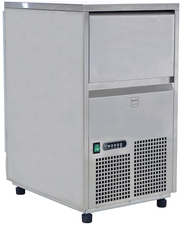 METRO PROFESSIONAL Machine à glaçons GIM1030GA, acier inoxydable, 52 x 38 x 63,7 cm, argenté