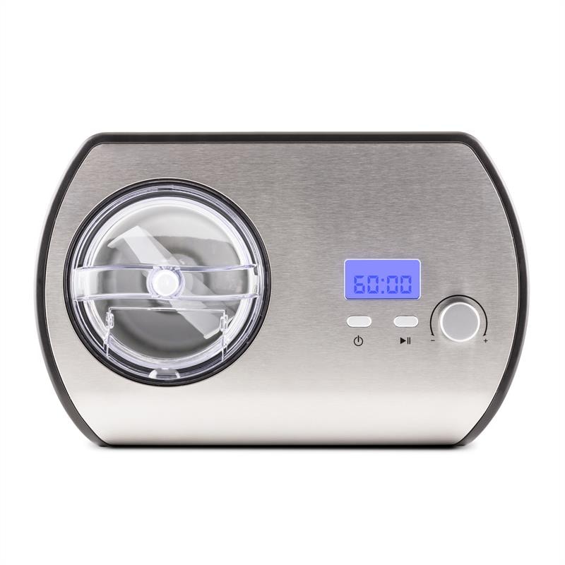 Snowberry & Choc Eismaschine 1,2l Kühlhaltefunktion Edelstahl-LookSilber